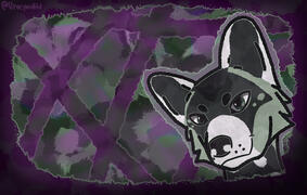 Wolf gift art for a friend