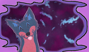 Quick fox gift art for a friend